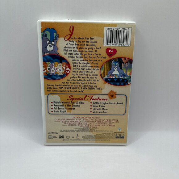 Care Bears Movie II A New Generation DVD Columbia G Rated Color - Picture 5 of 6
